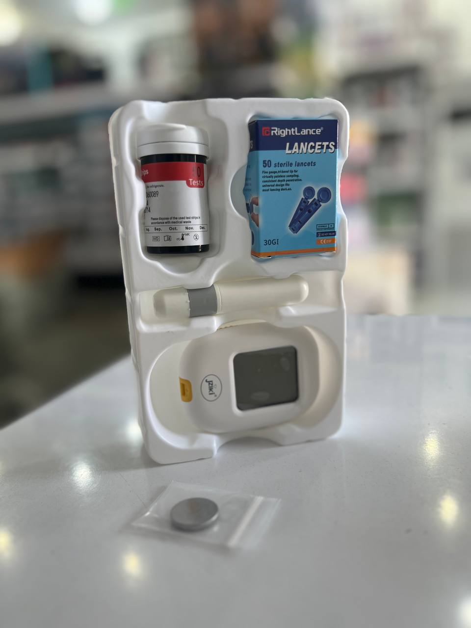 دستگاه اندازه‌گیری قند خون (Blood Glucose Meter) مدل JZK-205 از برند JZIKI