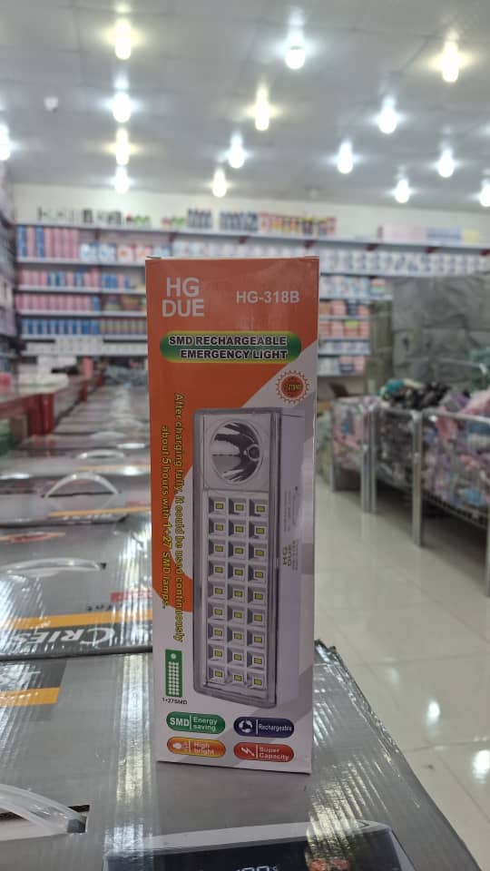 چراغ اضطراری قابل شارژHG DUE مدل HG_318B