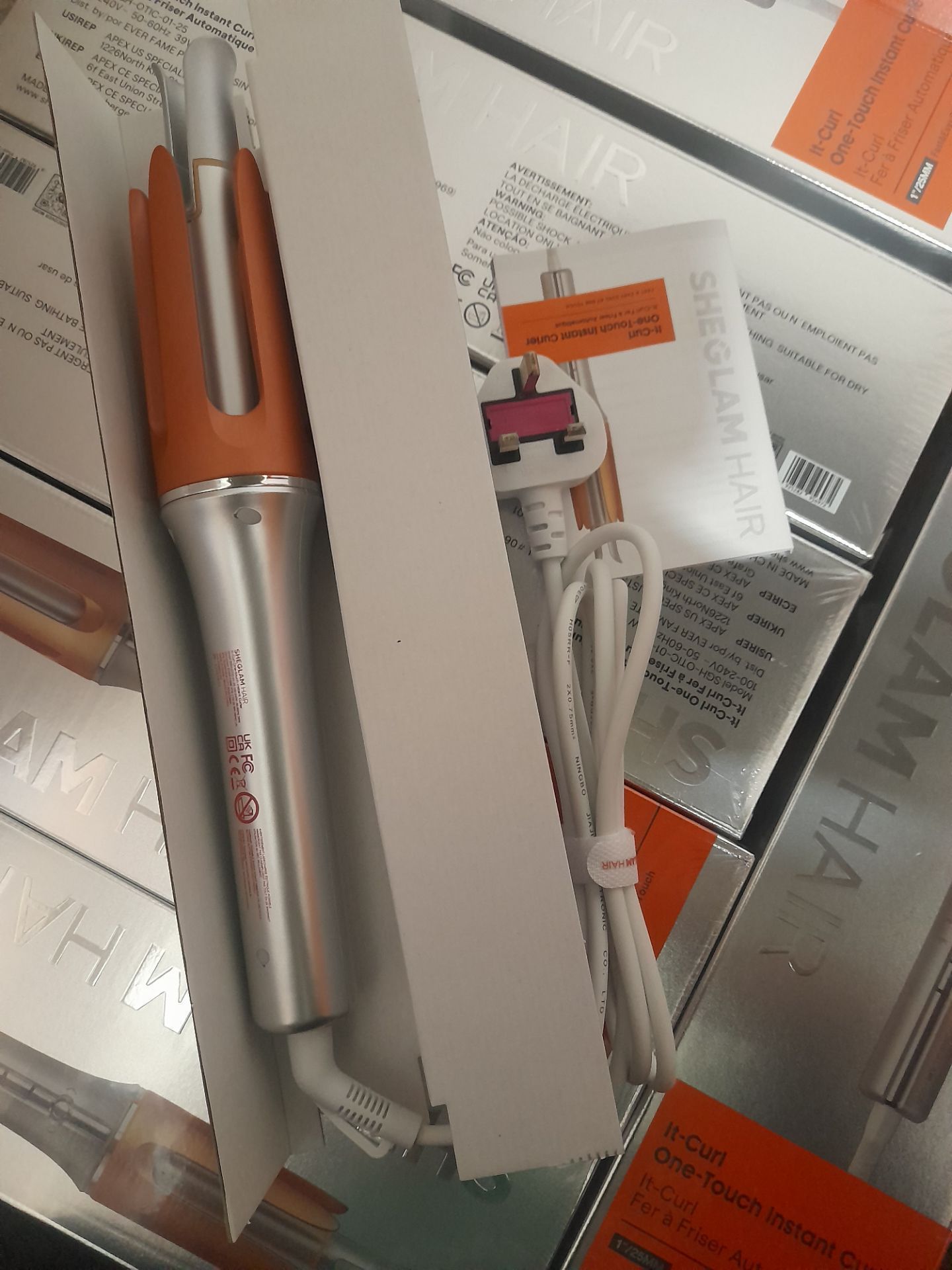 فر کننده مو شیگلم One-Touch سایز 25 میلیمتر اصل