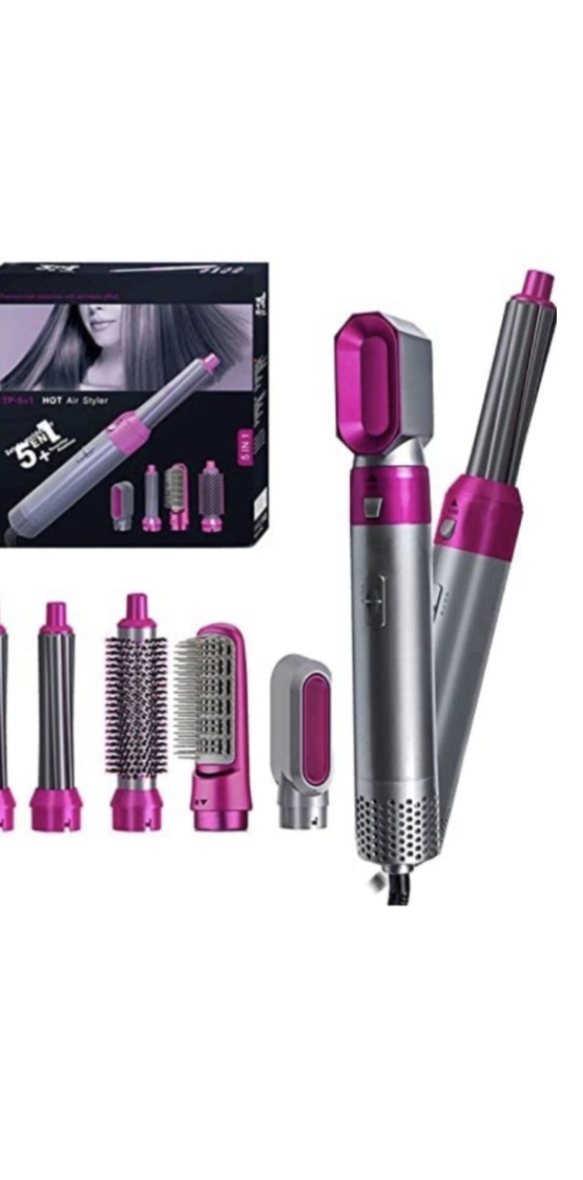 سشوار حرفه‌ای ۵ کاره TP-5+1 با باد سرد و متمرکزکننده